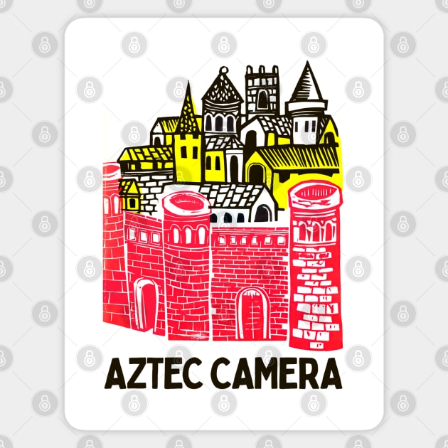 Aztec Camera •• Original Fan Tribute Design Sticker by unknown_pleasures